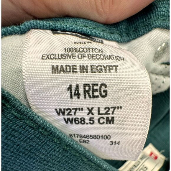 Levi's 513 Juniors Slim Straight Fit Jeans Ponderosa Pine Size 14 Regular 27x27 - Picture 12 of 12